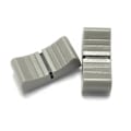 Miniatyrbillede 5 af 5: 20 stk. 24 mm x 11 mm x 10 mm Konsol Mixer Slider Fader Knapper Udskiftning kompatibel med Potentiometer Grå Knap Sort