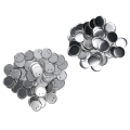 Miniatyrbild 3 av 8: 100 uppsättningar Blank Button Badge Parts Set DIY för knapptillverkningsmaskin Rostskyddande knapptillbehör för hantverk 75 mm/2.95in