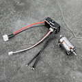 Miniatyrbillede 5 af 8: 1410 Børsteløs Motor 18A Sort ESC RC Udskiftningstilbehør Reservedel (Titanium Farve 7500KV )