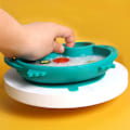 Miniatyrbillede 3 af 5: Silikon Sugerplader til Babyer & Småbørn | Holder Fast med Opdelt Design | Mikrobølgeovn & Opvaskemaskine Sikker | 5-delt Sæt