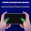 Miniatyrbild 8 av 8: 2 st Luminous Mobile Gaming Controller Finger Sleeves Mobile Game Handskar Touch Screen Finger Cots