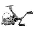 Pikkukuva 8 / 8: Pyörivä kela Long Shot Skew Notch Non Gap Metal Fishing Supplies with Rocker Arm Stabilizer Bar YKS1000S Microparticle Shallow Cup