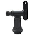 Miniatyrbillede 3 af 8: IBC Tote Tank Adapter Dyse Afløbsslange Hane Stik Fitting Del Tilbehør Plastik Gevindforbindelse