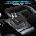 Miniatyrbild 8 av 8: 150W Bilomvandlare Spänningsomvandlare Transformator QC3.0 USB-laddare 12V till 220V