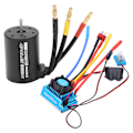Pikkukuva 2 / 8: RC 3650 2300KV vedenpitävä 4-napainen harjaton moottori 80A ESC-yhdistelmällä 1/10 RC-autoon