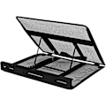 Miniatyrbillede 2 af 5: Ergonomisk og ventileret justerbart laptopstativ, 33 x 28 x 4 cm, Sort
