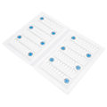 Miniatyrbillede 2 af 8: 96 Gitter Akryl Neglelak Farve Kort Bog Magnet Falske Negle Farve Display Board Hvid