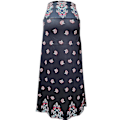 Miniatyrbilde 4 av 4: Leopardmønstret Bohemian Maxi-skjørt for kvinner - Høy midje, sommer stil S Leopard print