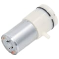 Miniatyrbilde 6 av 8: Mikrolufttrykkpumpe DC-membranvakuumpumpe med 90 graders vinkel luftporter Hvit 12V