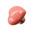Miniatyrbillede 4 af 8: Hjerteformet toilet tank knap i plast, solid universal toilet knap tryk udskiftning til badeværelse, pink