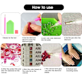 Miniatyrbillede 7 af 8: DIY 5D håndlavet diamantmaleri kit krydssting broderi kunst håndværk til hjem vægindretning S9961