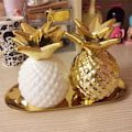 Miniatyrbild 2 av 8: Nordisk enkel ananas keramisk spargris prydnader rum hem inredning dekorativa mynt förvaringslåda