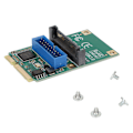 Miniatyrbillede 4 af 8: MINI PCIE til USB3.0 udvidelseskort 19/20PIN 5Gbps Transmission 15Pin SATA Interface MINI PCIE til USB3.0 Adapter til LINUX