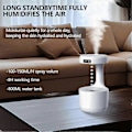 Miniatyrbilde 3 av 5: Stille Luftfuktere med Kald Tåke, USB Skrivebordsluftfuktere med 8 timers Arbeidstid, Smart LED-Display, Automatisk Avstenging ved Tom Tank, for Baby Hjemmekontor