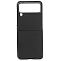 Miniatyrbillede 1 af 8: Læder Hard Case til Samsung Galaxy Z Flip 3 Mobiltelefon Stødsikker Anti-Scratch CoverSort