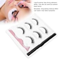 Miniatyrbild 7 av 8: 3 par lösögonfransar flytande eyeliner set Vattenfast ögonmakeup-verktyg3D-02