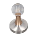 Miniatyrbillede 2 af 8: Kaffe Tamper i rustfrit stål i fødevarekvalitet, krystalkugle, kaffepulverhammer til køkkenbutik, guldsøjle 51 mm/2 tommer