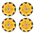 Miniatyrbild 8 av 8: Mecanum Wheel Smart Robot Bildelar Tillbehör OmniDirectional DIY-leksakskomponenter 48mm (2 par)