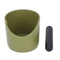 Miniatyrbillede 1 af 8: Kaffe Knock Box Plastik Gummi Grind Bortskaffelse Beholder med Bar til Kaffe Bar Køkken Grøn