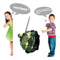Miniatyrbild 5 av 8: Barn Walkie Talkie Multifunktionell Walky Talky Klocka med Ficklampa Barn Utomhusspel Intercom Leksakspresenter för Pojkar Flickor
