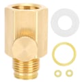 Miniatyrbilde 1 av 8: Soda sylinderadapterventil med bryter hunngjenger TR21-4 til hanngjenger G1/2 for Soda Stream
