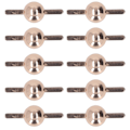 Miniatyrbillede 5 af 8: 200 stk møbelknapper, flerbruks metallbelegg rustfritt DIY håndlaget spikerhode trim for vesker sko hatter klær SP6001