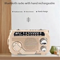 Miniatyrbilde 2 av 5: FM AM SW Radio Solarlading Nødradio Mottaker Svart