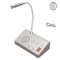 Miniatyrbild 2 av 8: Fönsterhögtalarsystem Silver Dual Way Automatisk kontroll Pure Sound Intercom System för Bank 100‑240V EU-kontakt