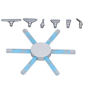 Miniatyrbillede 3 af 8: Diamantmaleri Pen Set Med 6stk Metal Spidser Blå DIY Diamantmaleri Multi Point 5D Diamantmaleri Værktøj