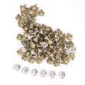 Pikkukuva 3 / 8: 100 kpl Cap Crystal Inlay Rapid Rivets Spots Studs Cap DIY Nahka-askartelukoristeluun