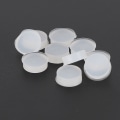 Miniatyrbilde 3 av 8: 10 stk gummifløytehullplugg erstatningssett Musikkinstrumenttilbehør 7x2,5mmTransparent CF99