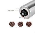 Miniatyrbilde 3 av 5: Håndkvern for kaffe i rustfritt stål med konisk kvern, justerbare innstillinger og dobbel kulelagerposisjonering - Perfekt for fransk pressekaffe