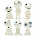 Miniatyrbild 1 av 5: Princess Mononoke Lysande Trädälva Figurer Set om 6 - Trädgårdstillbehör för Utomhusbruk