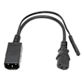 Miniatyrbild 7 av 8: IEC320 C14 hane till C13 C7 hona power Vattentät IEC320 power för projektorer 100‑250V 32cm
