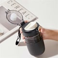 Miniatyrbillede 5 af 5: 560 ml Moderigtig Vandkop i Glas med Te-infuser, Kaffekop til Kontoret