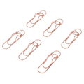 Pikkukuva 7 / 8: 20 kpl Iron kynäpidikkeet Rose Gold kynäpidikepidikkeet Pienet kannettavat kynäpidikkeet paperitavaroihin toimistoasiakirjoihin