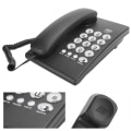 Miniatyrbillede 7 af 8: KXT504 Bærbar familievirksomhed Kontor Fast fastnet blitzfunktion Telefon ABS Sort