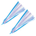 Miniatyrbilde 7 av 8: 2 stk Bånd Streamers Dekorative Fargerike Stoff Dusker for Gutter Jenter Scooter Sykkel Styre3