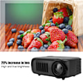 Pikkukuva 8 / 8: Mini kannettava projektori Kotiprojektorit 320 x 240 resoluutio 2 tuuman LCD-näytöllä (100-240V) Musta AU