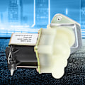 Miniatyrbilde 6 av 8: 1/2in elektrisk magnetventilinntak 1-veis guide plast for hjemmebruk som bruker 220V 0,02-0,8Mpa