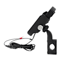 Miniatyrbilde 5 av 8: 2 i 1 Styrestang Trådløs Lader 15W QC3.0 USB Hurtiglading Motorsykkel Telefonholder 12‑24V