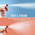 Miniatyrbild 4 av 5: Sprayflaska (4 st, 473 ml), Tom Påfyllningsbar Sprayflaska för Lösningsrengöring, Hårspay, Bevattning, Avancerad Flexibel Munstycke, Sprayare, Bl