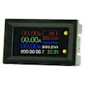 Miniatyrbild 5 av 5: 20A Voltmeter Amperemeter 9In1 Multifunktionstestare IPS LCD Spänning Ström Effekt Energi Batteri Elektr