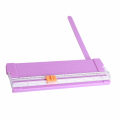 Miniatyrbilde 7 av 8: Papirkutter Liten Minifolding Klarskala Grader Gratis karbonstålskjæring Scrapbook Papir Trimmer Lilla