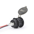 Miniatyrbilde 2 av 5: Motorsykkel USB-lader med spenningsdisplay for
