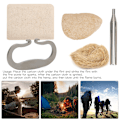Pikkukuva 7 / 8: High-Carbon Steel Fire Striker Flint Stone Fire Starter Outdoor Survival Tools Set