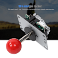 Miniatyrbilde 6 av 8: CY-822A DIY Arcade-spillknapp og joystick enkelt rockersett for Raspberry Pi PC-spillmaskinrød