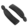 Miniatyrbillede 7 af 8: 2 stk. Recurve bue limb tip beskytter ABS Recurve bue limb end cap til udendørs jagt tilbehør