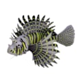 Miniatyrbillede 2 af 5: Kunstig Dragefisk Lysende Undervands Ornament Flydende til Akvarium