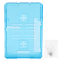 Miniatyrbillede 1 af 8: Skal Beskyttende Frosted Box Case Cover ABS til Raspberry Pi 3B 3B+ D Style med Skrue (Blå)